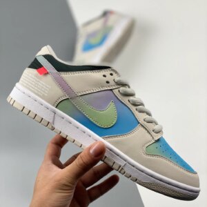 Custom Nike Dunk Low Wolf Grey Blue-Multi For Sale