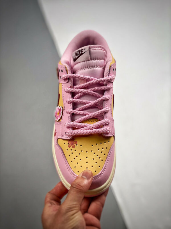 Custom Nike SB Dunk Low Pink Yellow For Sale