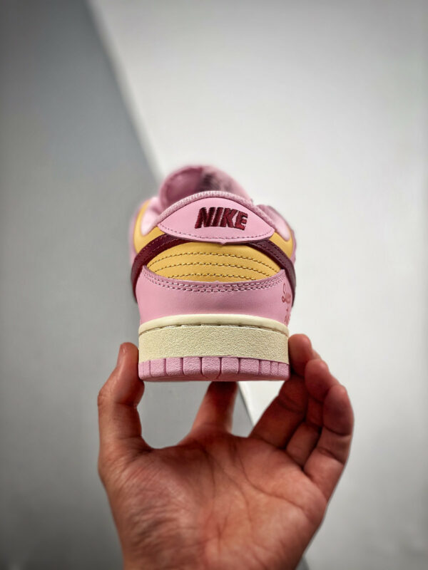 Custom Nike SB Dunk Low Pink Yellow For Sale