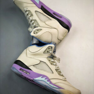 DJ Khaled x Air Jordan 5 Sail Washed Yellow-Violet Star DV4982-175 For Sale