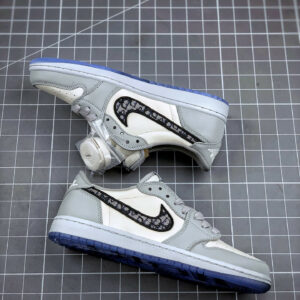 Dior x Air Jordan 1 Low Wolf Grey Sail-Photon Dust-White For Sale