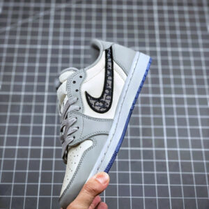 Dior x Air Jordan 1 Low Wolf Grey Sail-Photon Dust-White For Sale