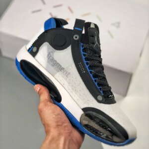 Fragment x Air Jordan 34 White Royal Blue On Sale