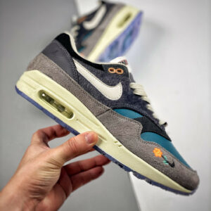 Kasina X Nike Air Max 1 Won-Ang Particle Grey Dark Teal Green DQ8475-001 For Sale