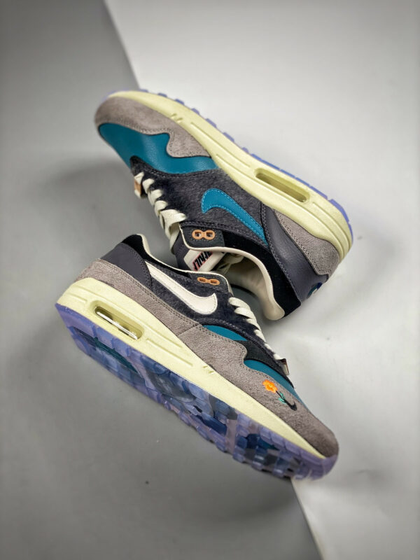 Kasina X Nike Air Max 1 Won-Ang Particle Grey Dark Teal Green DQ8475-001 For Sale