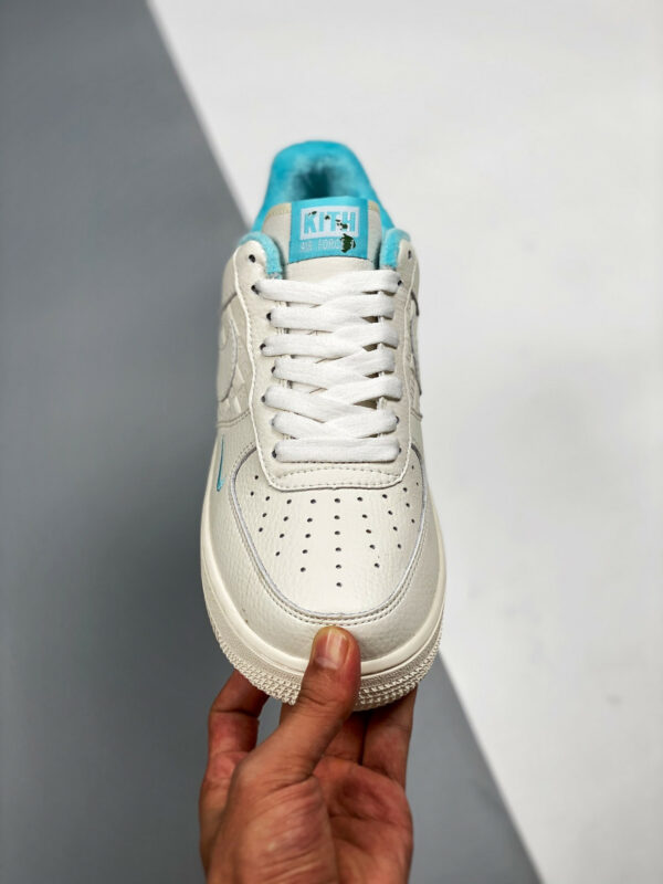 Kith x Nike Air Force 1 Low Hawaii White Blue Lagoon-Aloe Verde For Sale