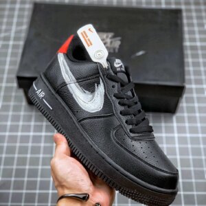 Nike Air Force 1 Brushstroke Black For Sale