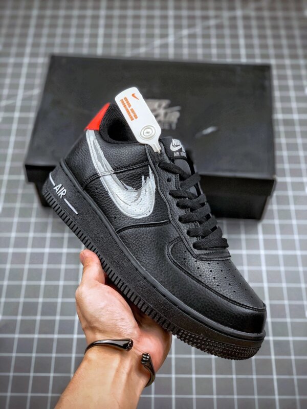 Nike Air Force 1 Brushstroke Black For Sale