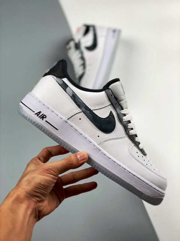 Nike Air Force 1 Remix Pack White Black-Pure Platinum-Metallic Silver