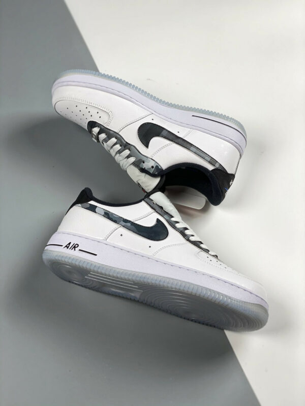 Nike Air Force 1 Remix Pack White Black-Pure Platinum-Metallic Silver