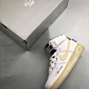 Nike Air Force 1 High Utility White Light Cream-Black AJ7311-100 For Sale