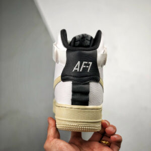 Nike Air Force 1 High Utility White Light Cream-Black AJ7311-100 For Sale