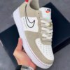 Nike Air Force 1 Low First Use Light Stone Black-Sail-University Red For Sale