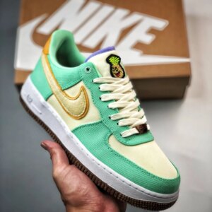 Nike Air Force 1 Low Happy Pineapple Green Glow CZ0268-300 For Sale