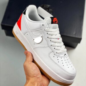 Nike Air Force 1 Low NBA White Bright Crimson-Black