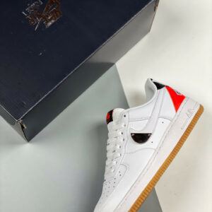 Nike Air Force 1 Low NBA White Bright Crimson-Black