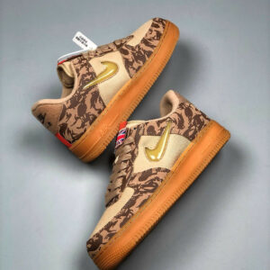 Nike Air Force 1 Low UK Hemp Military Brown-Orange AV2585-200 For Sale