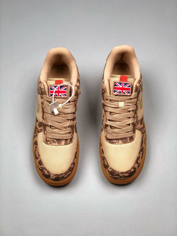 Nike Air Force 1 Low UK Hemp Military Brown-Orange AV2585-200 For Sale