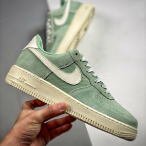 Nike Air Force 1 Low Certified Fresh Enamel Green Sail DO9801-300 For Sale