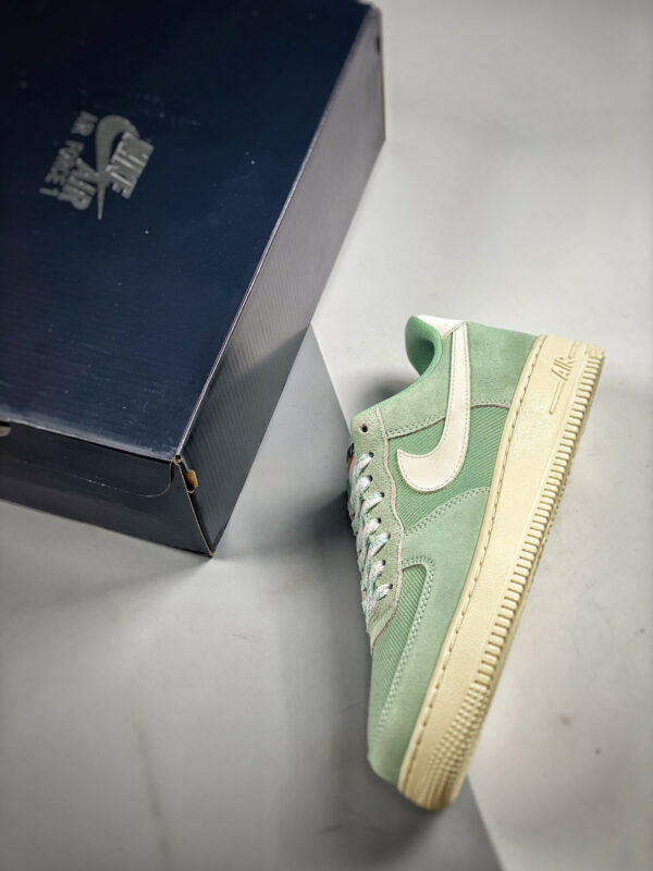 Nike Air Force 1 Low Certified Fresh Enamel Green Sail DO9801-300 For Sale