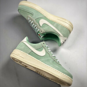 Nike Air Force 1 Low Certified Fresh Enamel Green Sail DO9801-300 For Sale