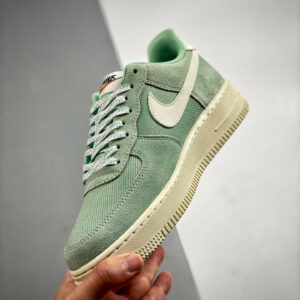 Nike Air Force 1 Low Certified Fresh Enamel Green Sail DO9801-300 For Sale