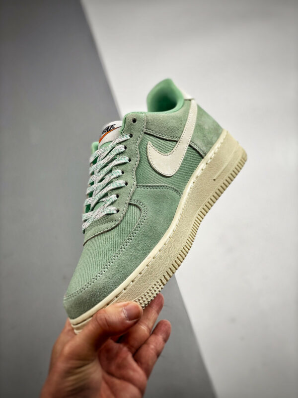 Nike Air Force 1 Low Certified Fresh Enamel Green Sail DO9801-300 For Sale