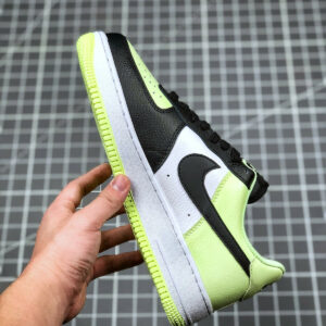 Nike Air Force 1 Low Barely Volt Black-White For Sale