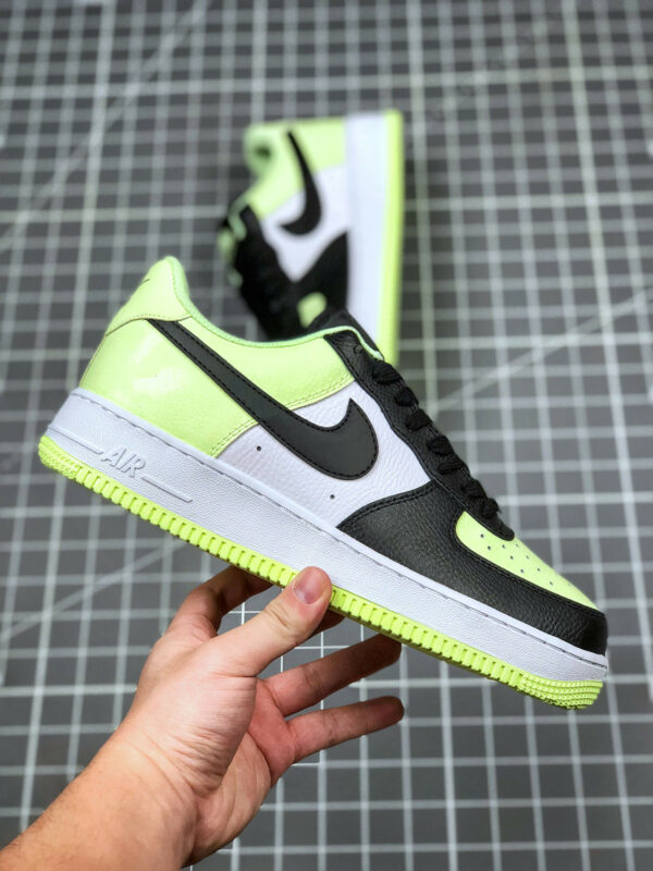 Nike Air Force 1 Low Barely Volt Black-White For Sale