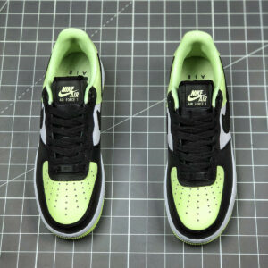 Nike Air Force 1 Low Barely Volt Black-White For Sale