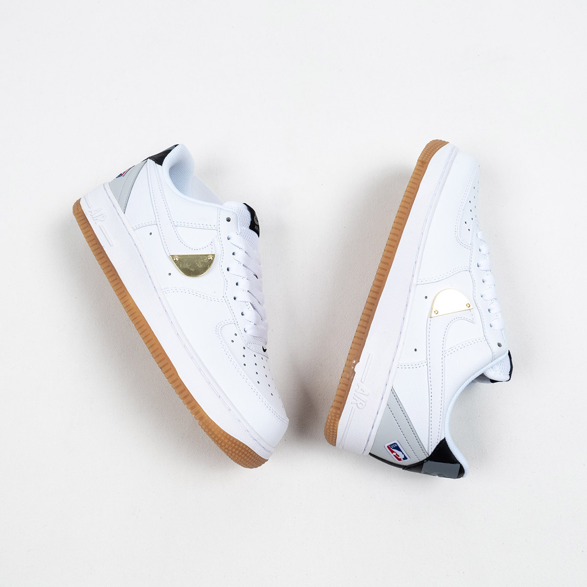 Nike Air Force 1 Low NBA White Grey Gum For Sale