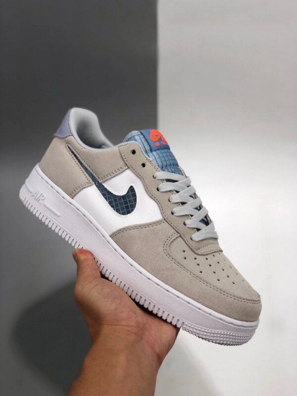 Nike Air Force 1 Low Pure Platinum Indigo Fog-White-Hyper Crimson For Sale