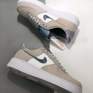 Nike Air Force 1 Low Pure Platinum Indigo Fog-White-Hyper Crimson For Sale