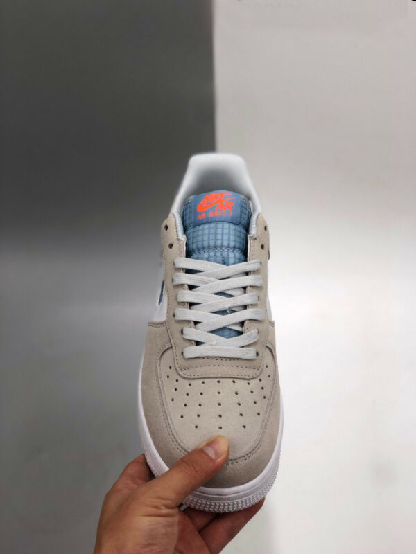 Nike Air Force 1 Low Pure Platinum Indigo Fog-White-Hyper Crimson For Sale