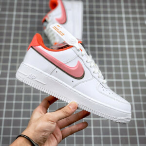 Nike Air Force 1 Low White BlackBright Crimson For Sale