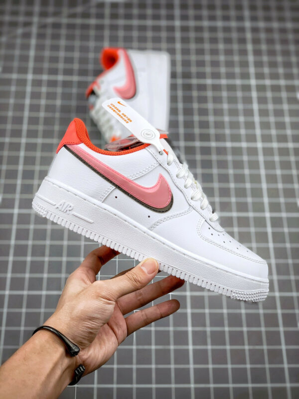 Nike Air Force 1 Low White BlackBright Crimson For Sale