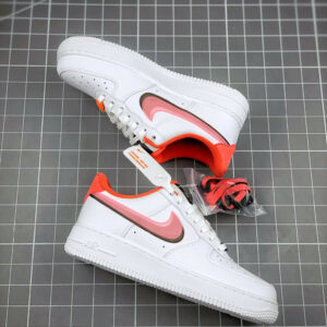 Nike Air Force 1 Low White BlackBright Crimson For Sale