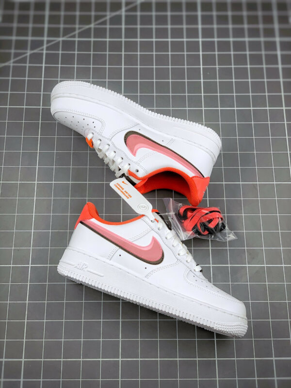 Nike Air Force 1 Low White BlackBright Crimson For Sale