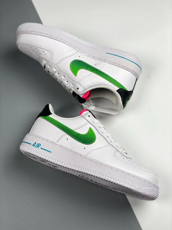 Nike Air Force 1 Low White Green Pink DJ5148-100 For Sale