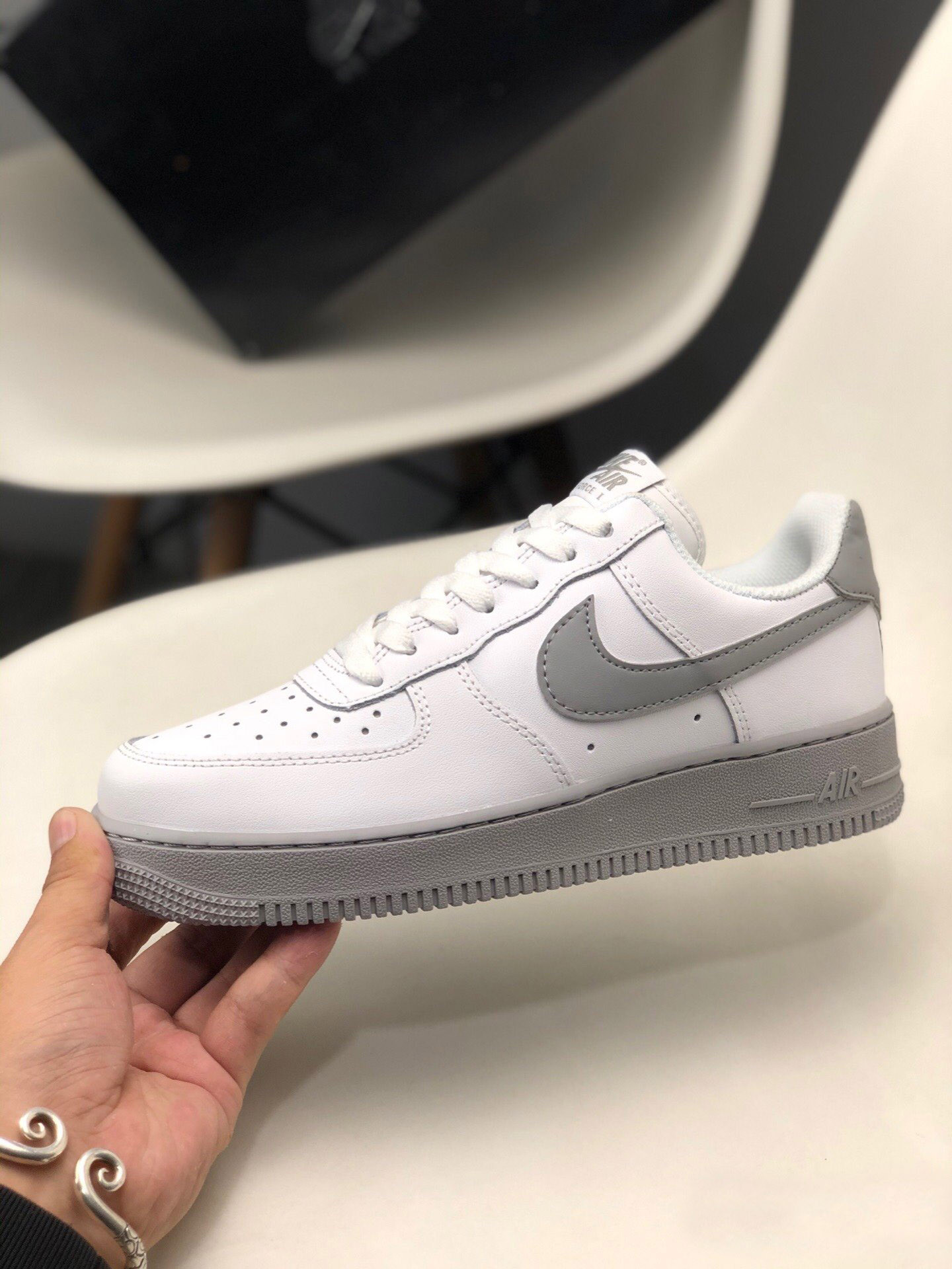 Nike Air Force 1 Low White Wolf Grey For Sale