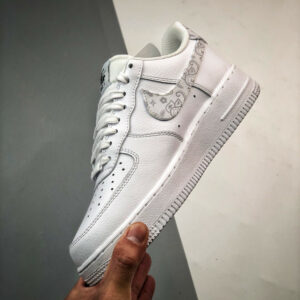 Nike Air Force 1 White Paisley WhiteGrey Fog DJ9942-100 For Sale