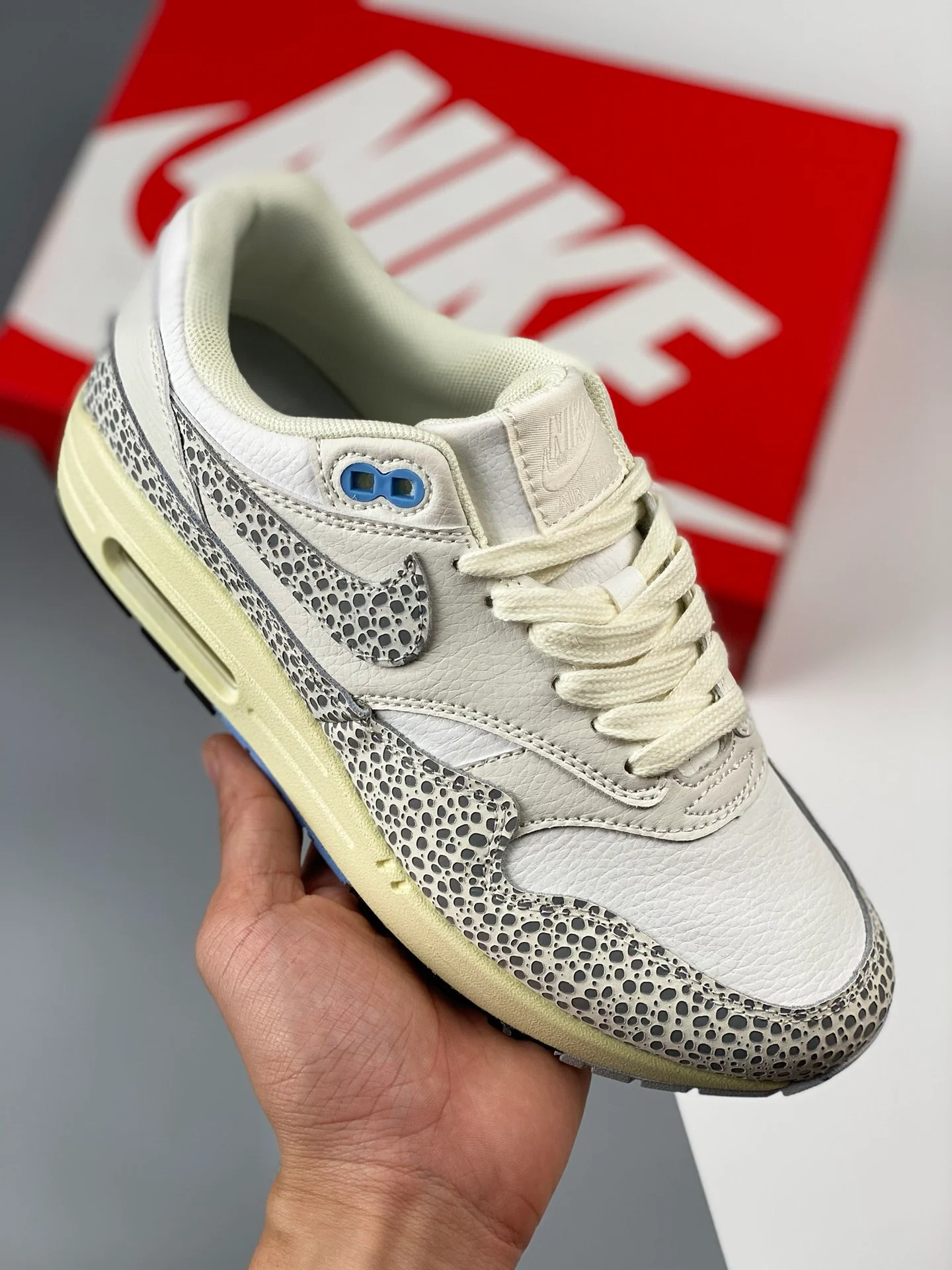 Nike Air Max 1 Safari Summit White FB5059-100 For Sale