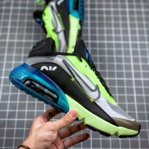 Nike Air Max 2090 White Black-Volt-Blue Force On Sale