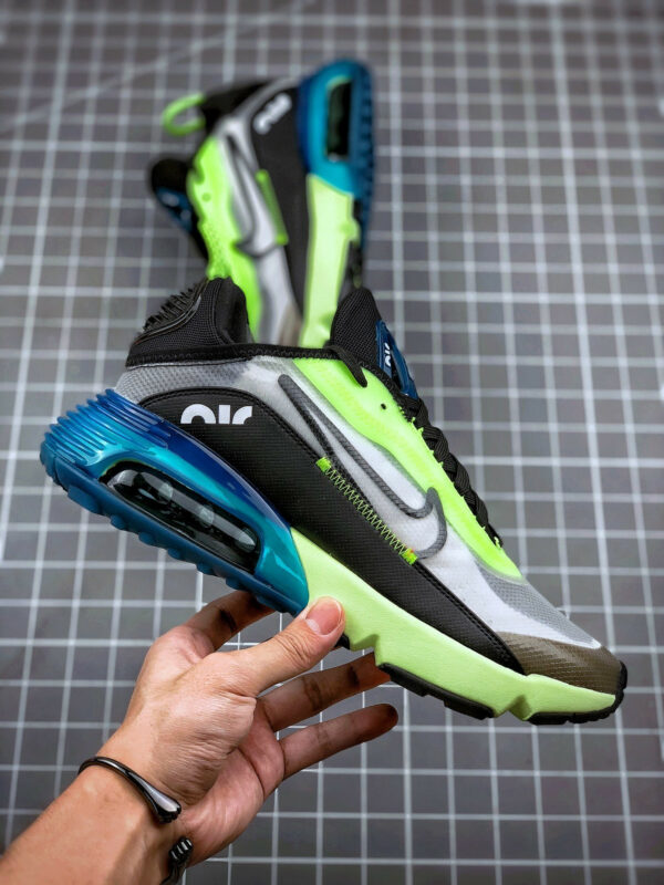 Nike Air Max 2090 White Black-Volt-Blue Force On Sale