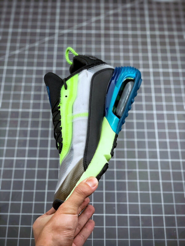 Nike Air Max 2090 White Black-Volt-Blue Force On Sale