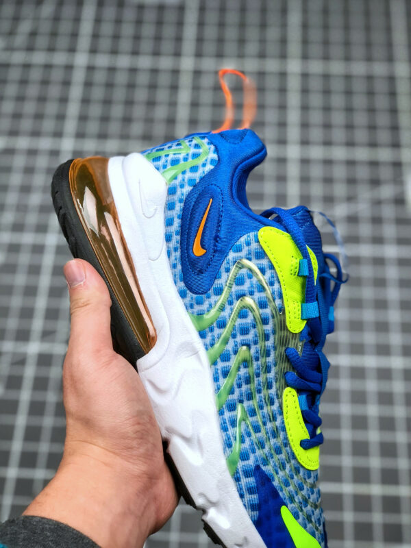 Nike Air Max 270 React ENG V3 Royal Blue White Yellow For Sale