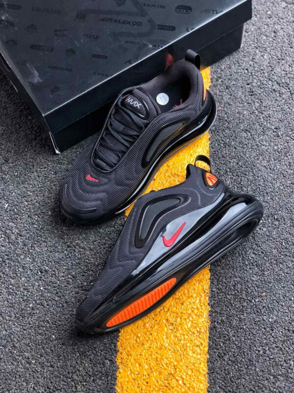 Nike Air Max 720 Black Hyper Crimson-Red For Sale