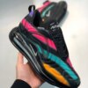 Nike Air Max 720 Black Metallic Silver-University Gold For Sale