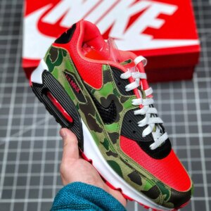 Nike Air Max 90 Reverse Duck Camo Infrared Black CW6024-600 For Sale