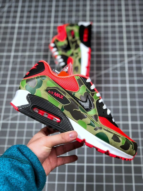 Nike Air Max 90 Reverse Duck Camo Infrared Black CW6024-600 For Sale